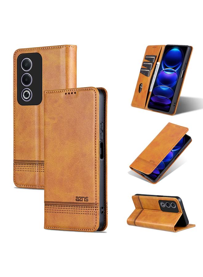 The Bros Case For OPPO A3 Energy / A3x 5G Magnetic Calf Texture Flip Leather Phone Case