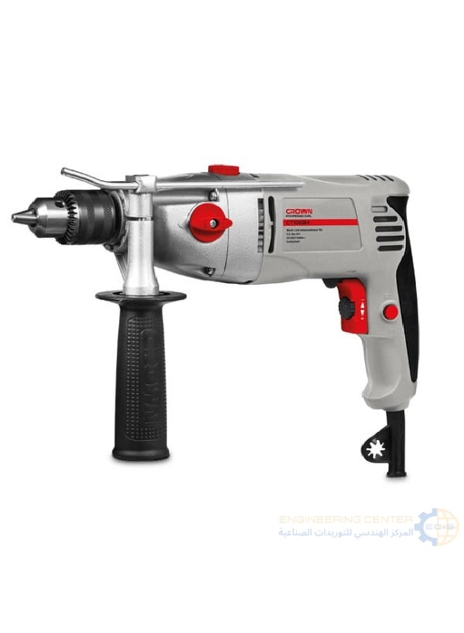 Crown CT10034 13mm 1050W Electronic Metal Hammer Drill