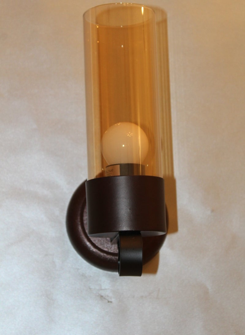 Wall Lamp made from iron Single Lamp-Dark Brown Color  - Image 3