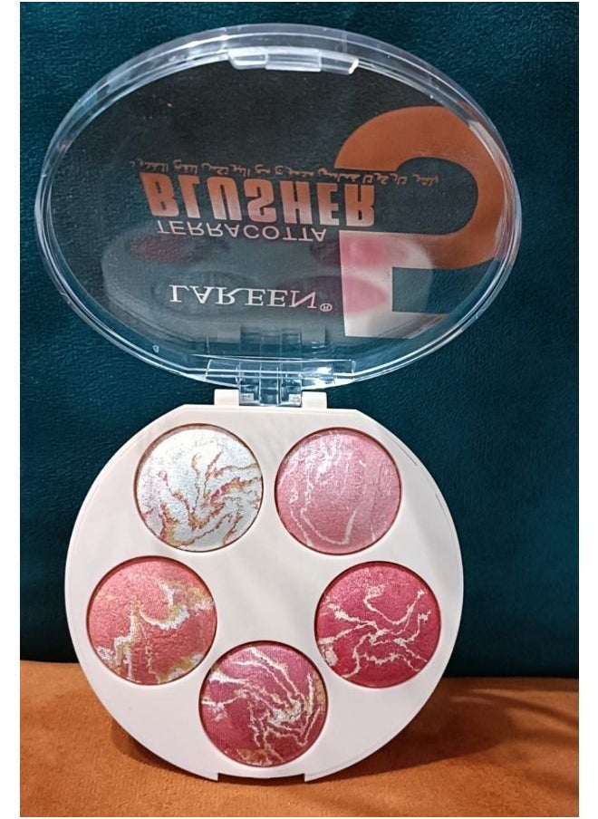 Set Of Blusher Combined With Botox in Different Shades - 5 in 1 - NO. 01