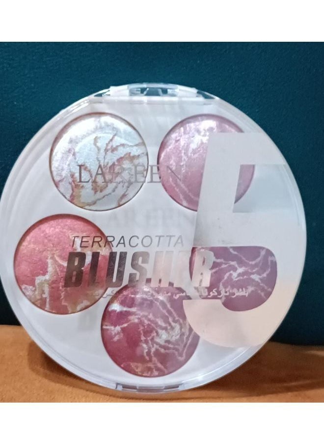 Set Of Blusher Combined With Botox in Different Shades - 5 in 1 - NO. 01