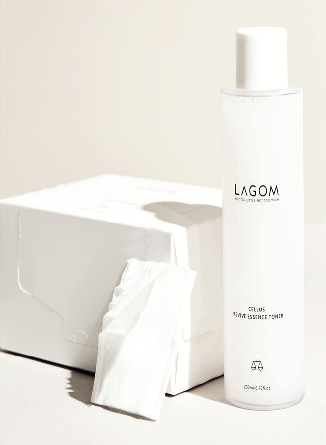 LAGOM 5 Layer Cotton Pad 100% Natural Hypoallergenic Separable Cleansing Puff Lint-Free Soft Facial Square Wipe 80 Count - Image 4