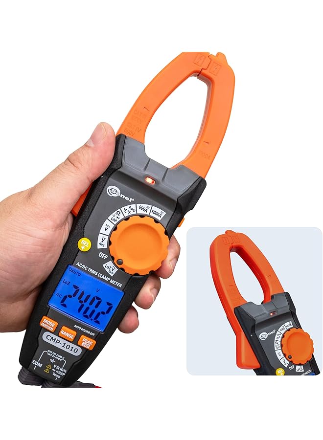 Generic Cmp-1010 Digital Clamp Meter 1000 A, Ac/Dc Current, Ac/Dc Voltage, Low Z, Resistance, Frequency, Capacity  - Image 2