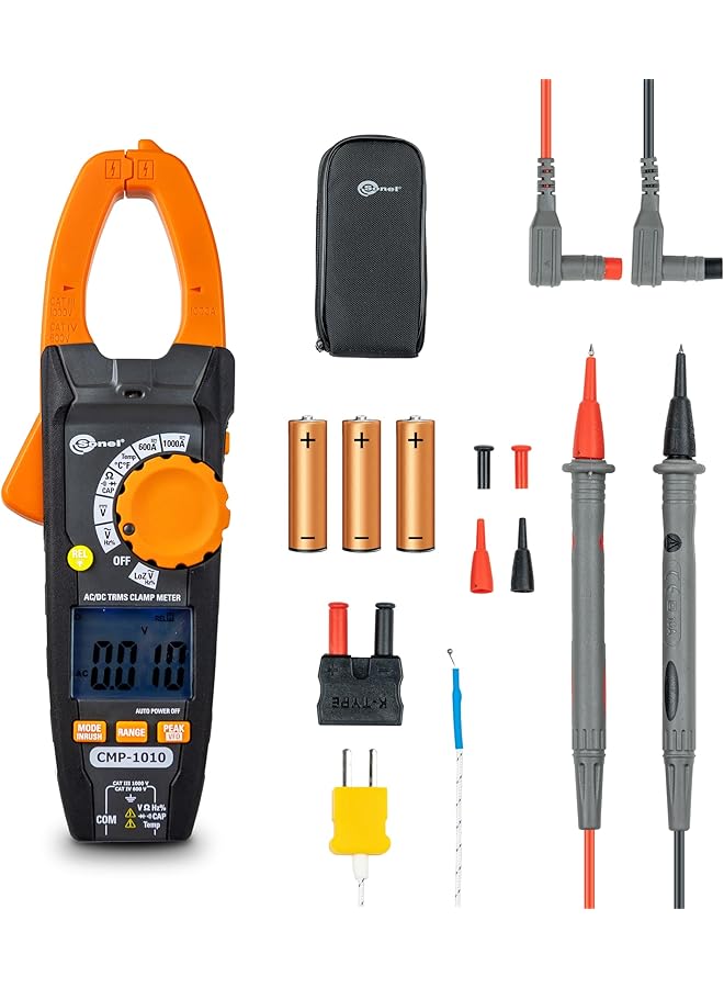 Generic Cmp-1010 Digital Clamp Meter 1000 A, Ac/Dc Current, Ac/Dc Voltage, Low Z, Resistance, Frequency, Capacity  - Image 1