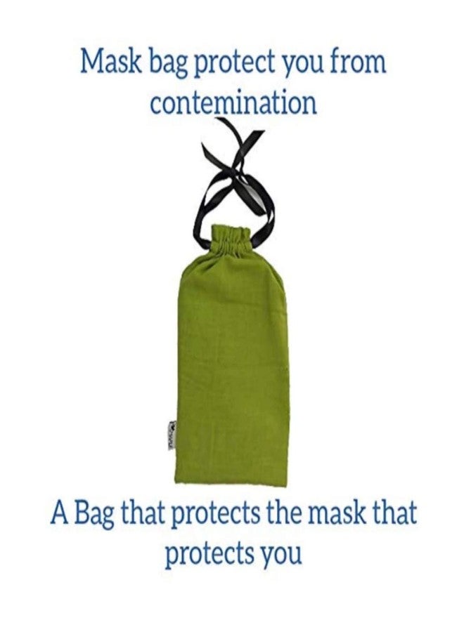 مابل قناع قماشي قابل لإعادة الاستخدام من مابل كوتون (بدون صمام، عبوة من 7 قطع) للجنسين - Image 2