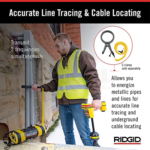 RIDGID 21898 SeekTech ST-305 Line Transmitter, Line Tracer and Underground Line Locator,Yellow,Small - Image 4