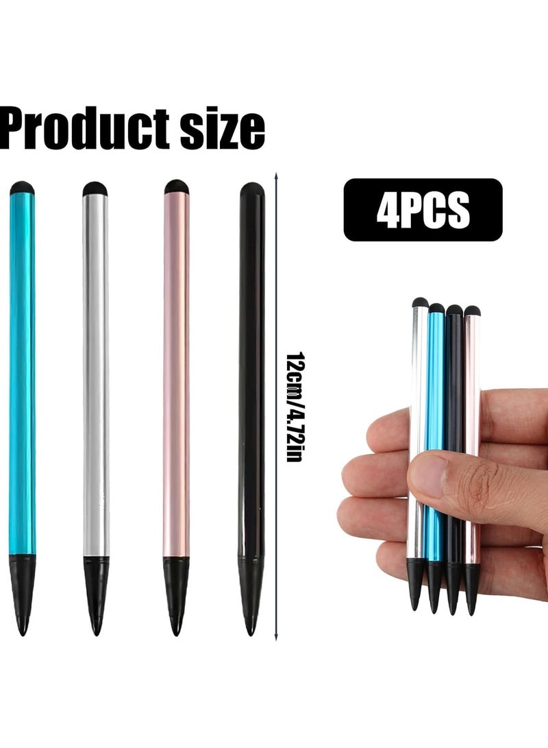 Stylus Pens for Touch Screens 4 Pack, Dual-end High Sensitivity Capacitive Stylus for iPad, iPhone, Android Smartphone and Tablets All Universal Touchscreen Devices - Image 2