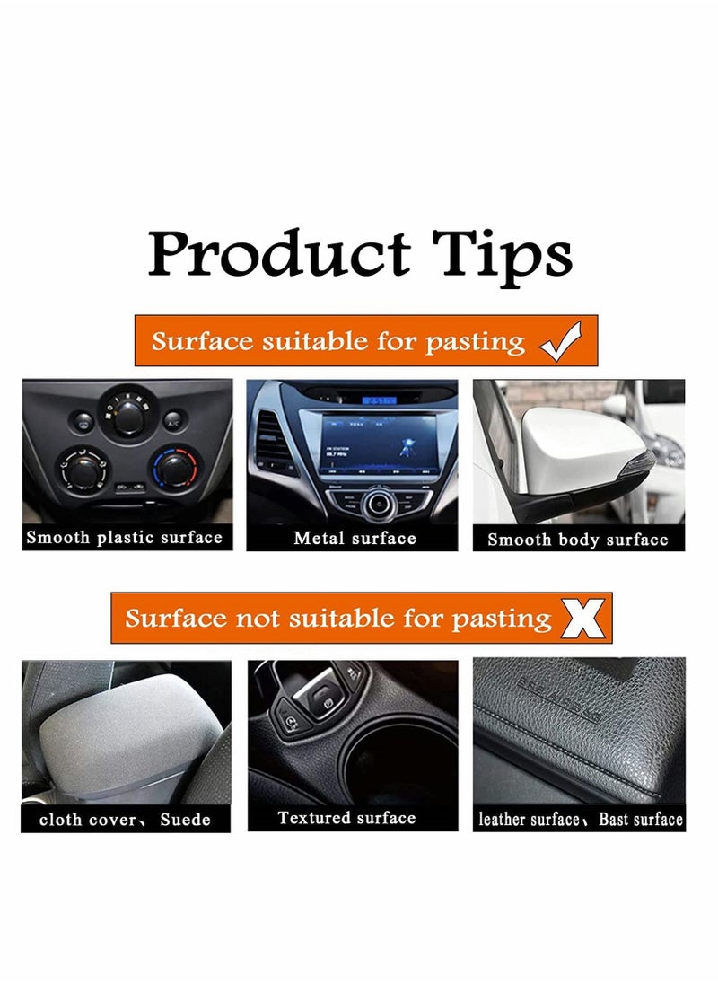 Excefore Carbon Fiber Vinyl Wrap for Cars DIY Wrap Sheet Roll Film Sticker Decal Adhesive Cars Auto 3D Carbon Fiber Vinyl Wrap Sheet Decoration for Car Motorcycle Wrap DIY Interior Exterior (Blue)  - Image 2