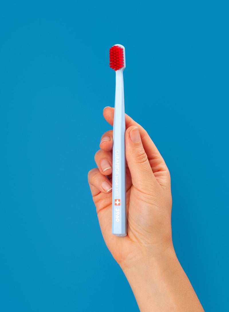 CURAPROX Toothbrush CS 3960 Super Soft - Super Soft Toothbrush for adults with 3960 CUREN® Bristles - Manual Toothbrush Multicolor - Image 4