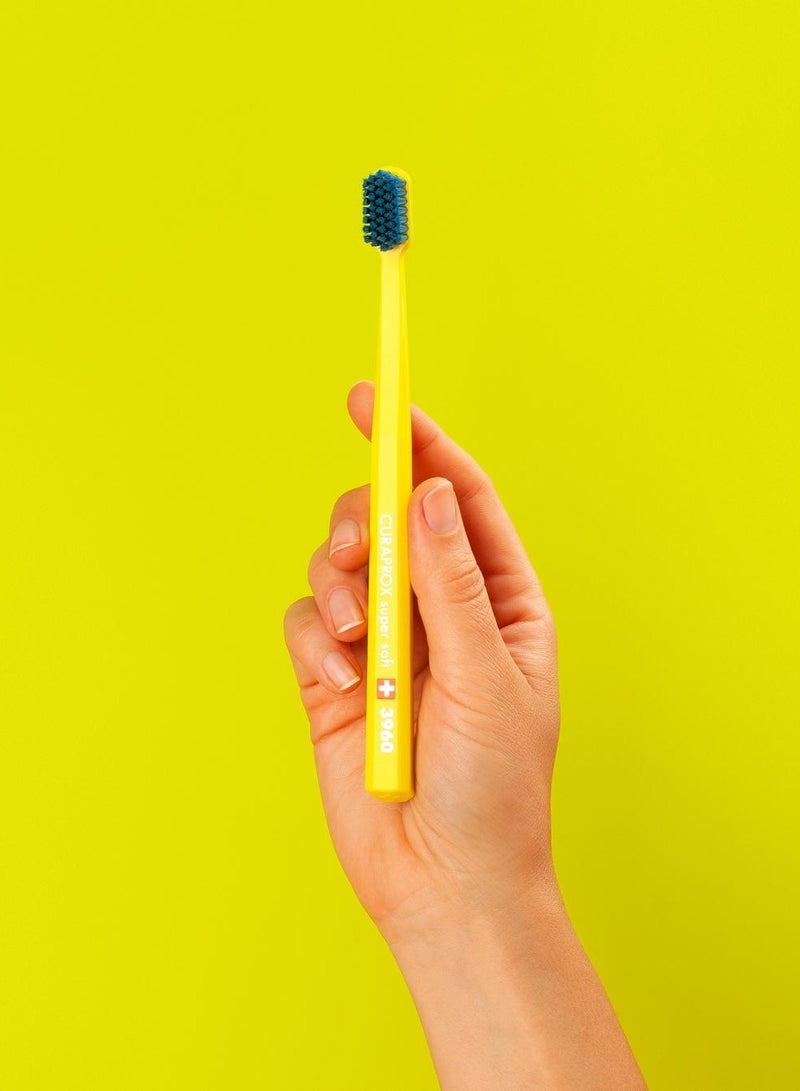 CURAPROX Toothbrush CS 3960 Super Soft - Super Soft Toothbrush for adults with 3960 CUREN® Bristles - Manual Toothbrush Multicolor - Image 2