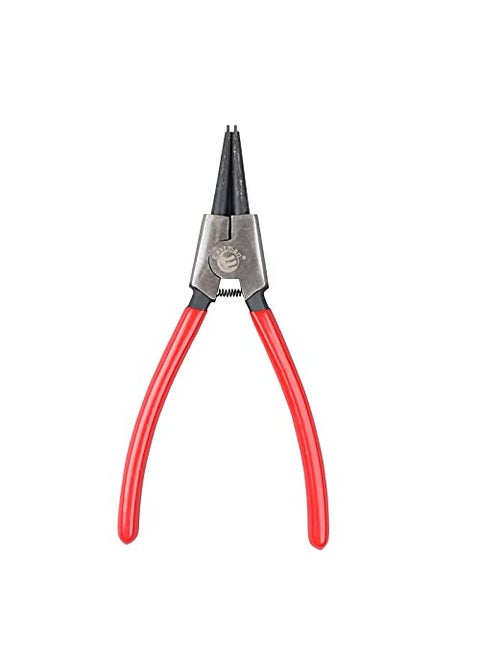 Eastman Circlip Plier Set Of 1Pcs 9225 Mm External Straight Alloy Steel Hardened And Tempered Red Colour E2032 C