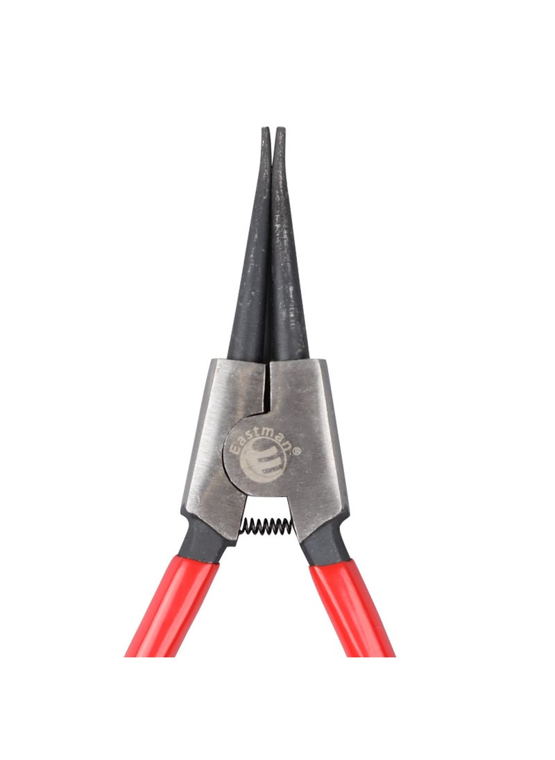Eastman Eastman Circlip Plier Set Of 1Pcs 9225 Mm External Straight Alloy Steel Hardened And Tempered Red Colour E2032 C  - Image 2