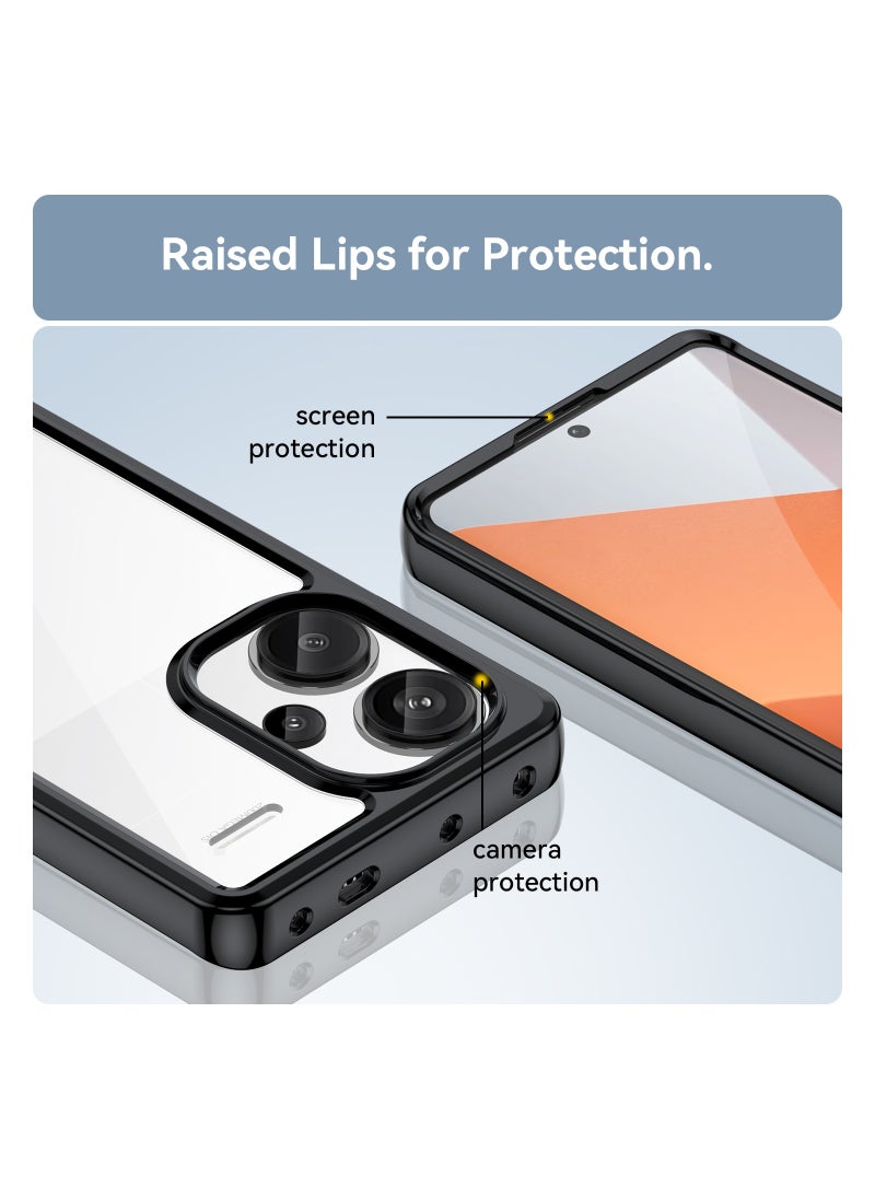 Fankalo - Phone case for Xiaomi Redmi Note 13 Pro Plus 5G/ Xiaomi Redmi Note 13 Pro+ 5G Clear Back Soft TPU Shockproof Bumper Protection Cover - Image 1