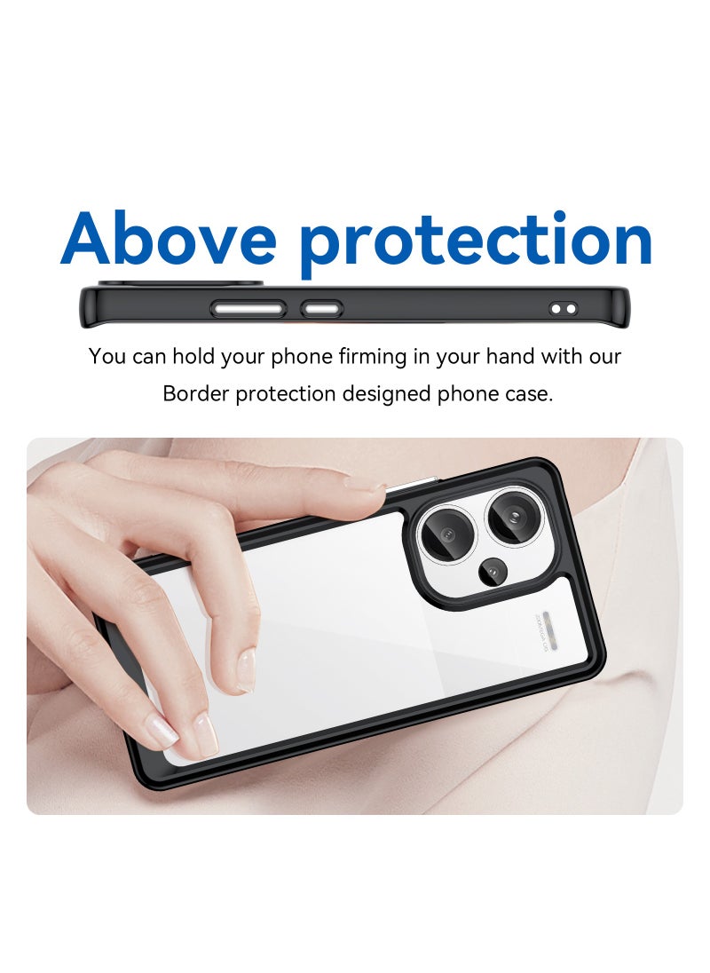 Fankalo - Phone case for Xiaomi Redmi Note 13 Pro Plus 5G/ Xiaomi Redmi Note 13 Pro+ 5G Clear Back Soft TPU Shockproof Bumper Protection Cover - Image 1