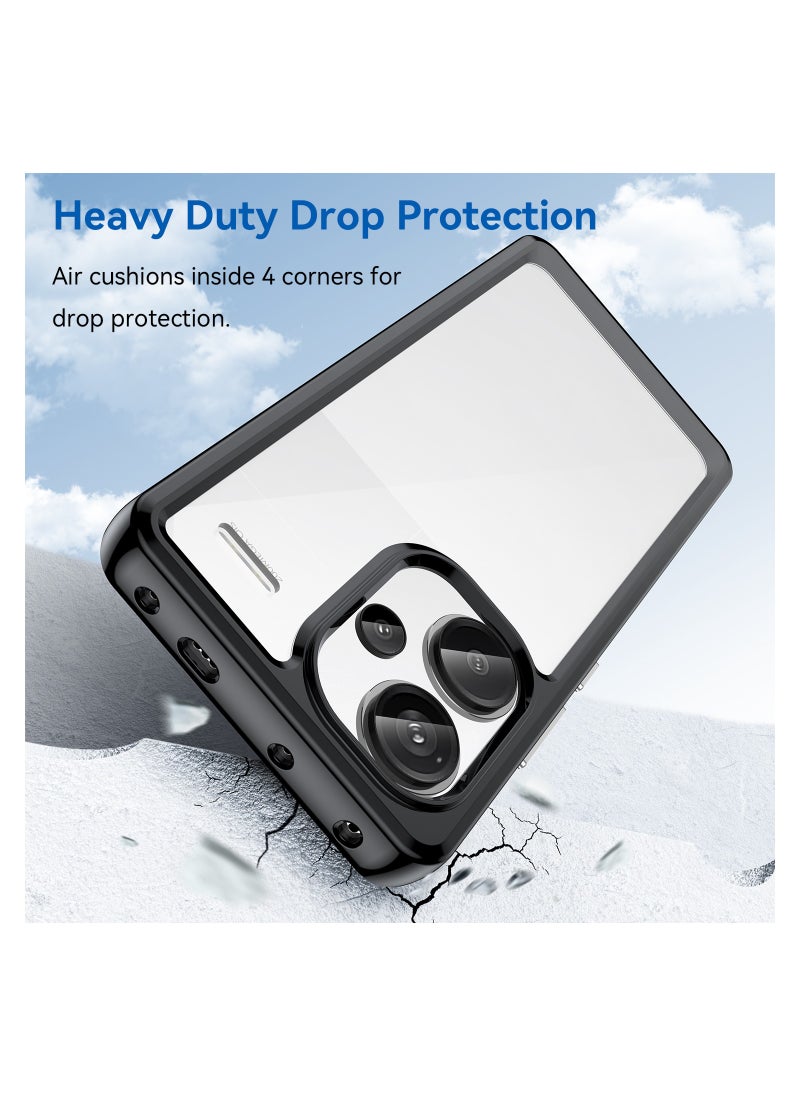Fankalo - Phone case for Xiaomi Redmi Note 13 Pro Plus 5G/ Xiaomi Redmi Note 13 Pro+ 5G Clear Back Soft TPU Shockproof Bumper Protection Cover - Image 1