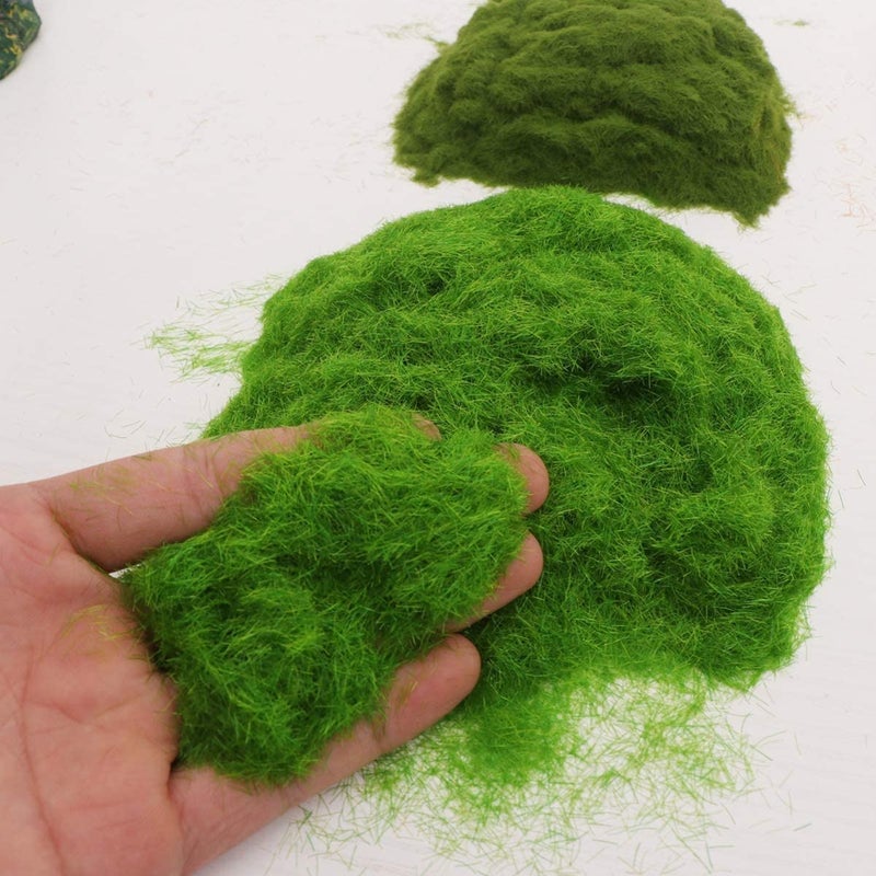 deziine DEZIINEArtificial Grass Powder for Craft Decor Micro Landscape Decoration Building Model Material Green 50 Gram  - Image 5