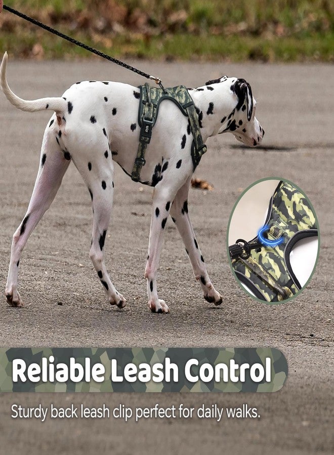 كيوكيو بيتس سترة كلاب QQPETS مانعة للشد مع مشبكين للرباط، وسترة مبطنة ناعمة قابلة للتعديل، وسترة خارجية عاكسة من قماش أكسفورد للحيوانات الأليفة مع مقبض تحكم سهل الاستخدام للكلاب الصغيرة والكبيرة أثناء التدريب على المشي - Image 4