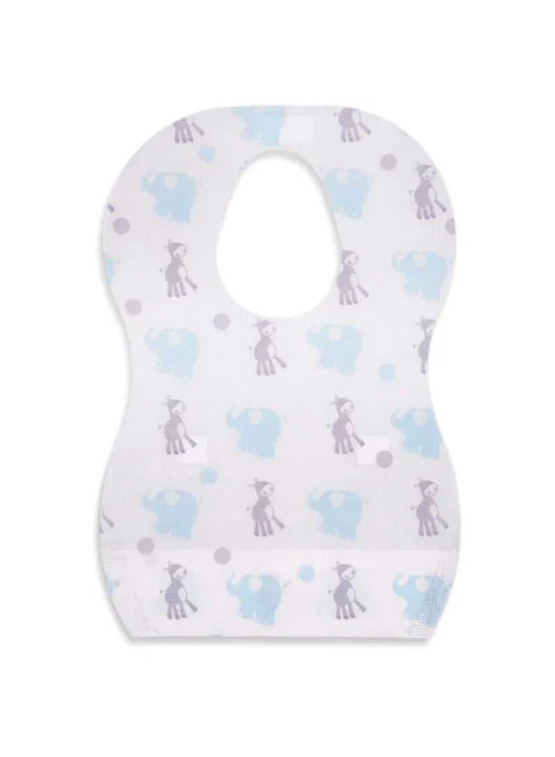 STAR BABiES Disposable Bibs Pack Of 100 Elephant - Image 2
