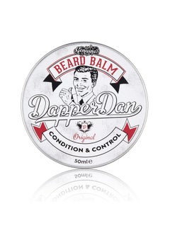 Dapper Dan Dapper Dan Nourishing Beard Balm, Blend of Essential Oils And Waxes to Shape, Style and Nourish Moustaches and Beard, Vanilla and Raspberry Scent, 1 x 50ml  - Image 1