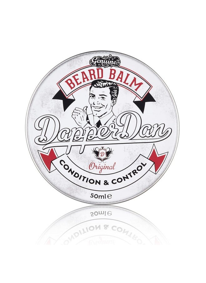 Dapper Dan - Dapper Dan Nourishing Beard Balm, Blend of Essential Oils And Waxes to Shape, Style and Nourish Moustaches and Beard, Vanilla and Raspberry Scent, 1 x 50ml - Image 1