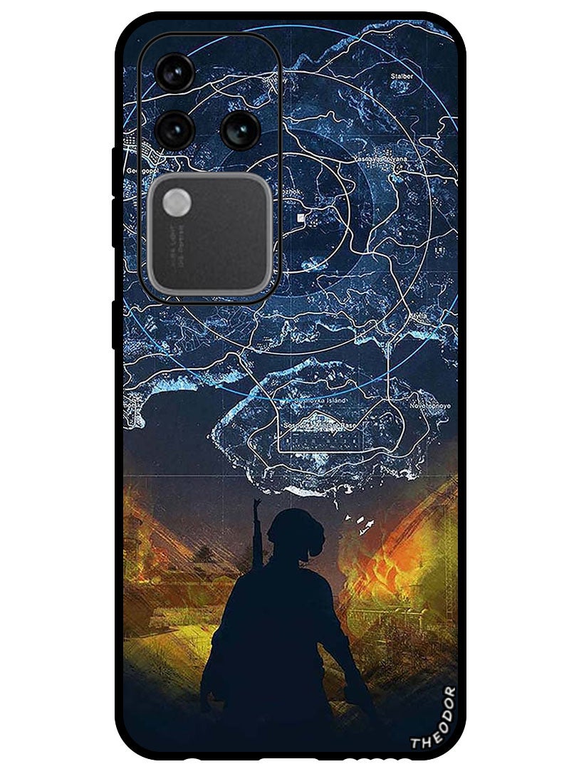 Theodor Protective Case Anti Scratch Shock Proof Bumper Cover For Vivo S18 Pro Pubgy Map - Image 1