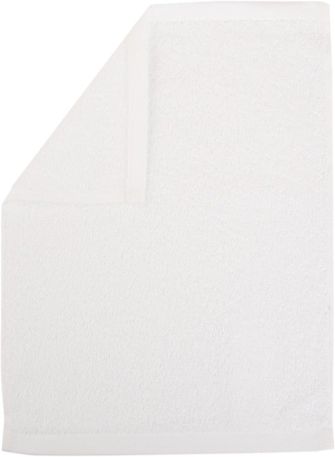 AYUS Premium Soft Feel FaceTowels Set, (12 x 12 inches) 100% Cotton, Ultra Soft and Highly Absorbent 500GSM Towels for Bathroom, Gym, Shower, Hotel, and Spa (White) Pack of 6 - Image 5