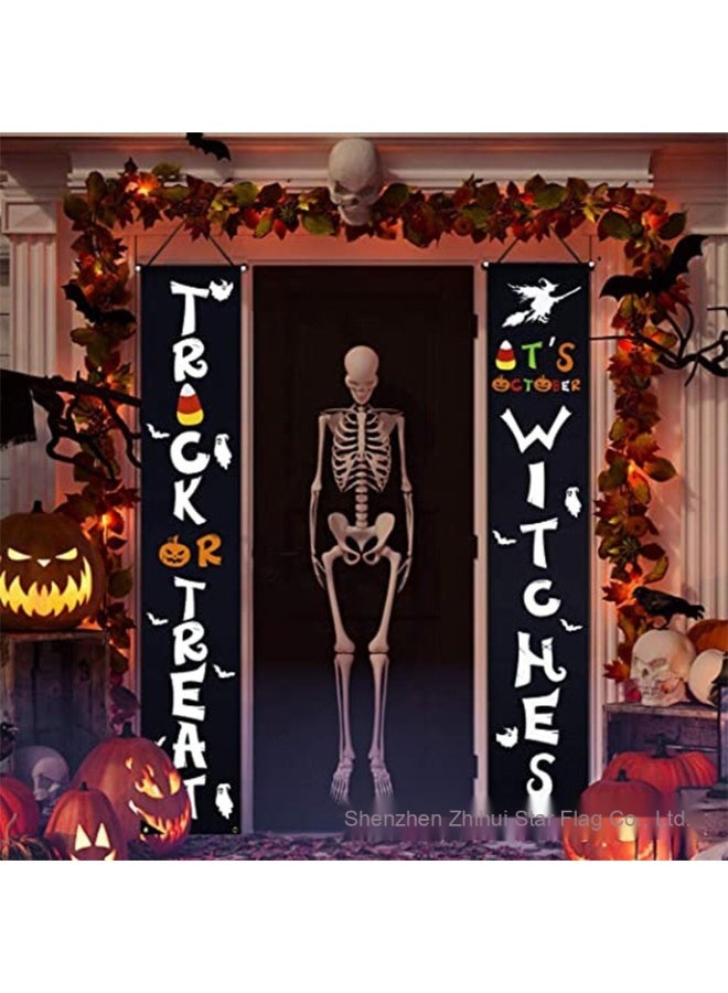 NIBEMINENT Outdoor Halloween Ghost Festival Door Curtain Decoration