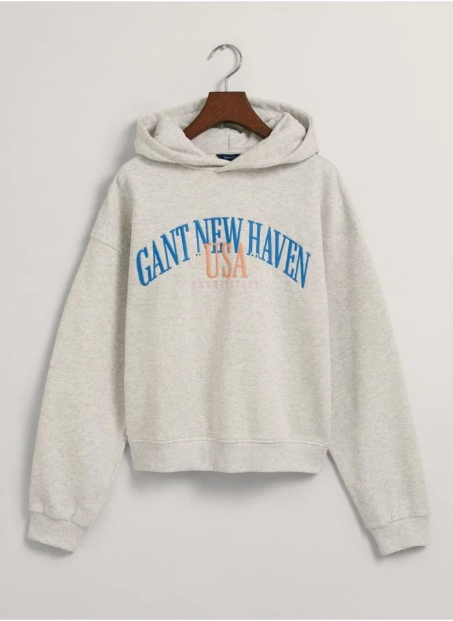 غانت Teen Girls Oversized GANT USA Hoodie