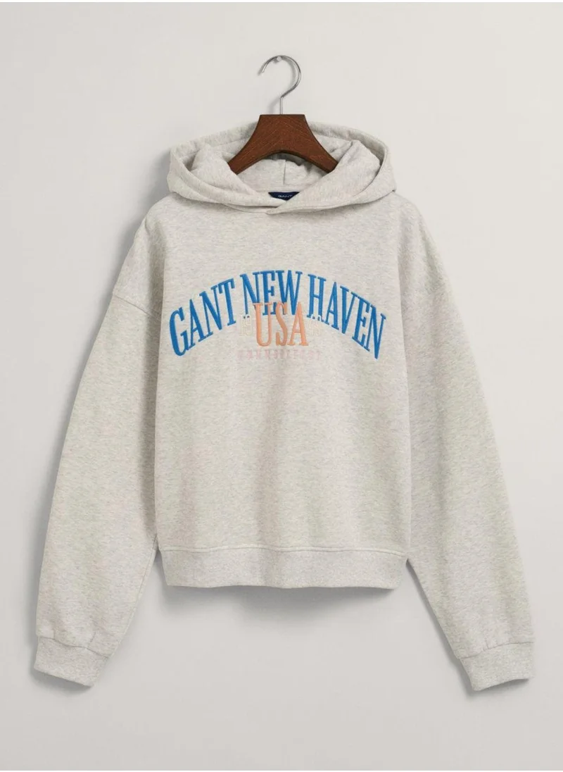 غانت Teen Girls Oversized GANT USA Hoodie