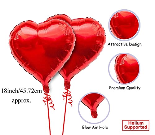 HK balloons Paper Pack Of 105 Pcs Anniversary Decoration Item Set For Happy Anniversary Decorations For Husband & Wife Anniversary Decorations Backdrop Kit, Multicolor - Image 4