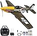 RoofWorld RC Plane 4 Channel Remote Control Airplane Ready to Fly P51D Mustang RC Airplane Easy Control for Beginners Adults - Image 3