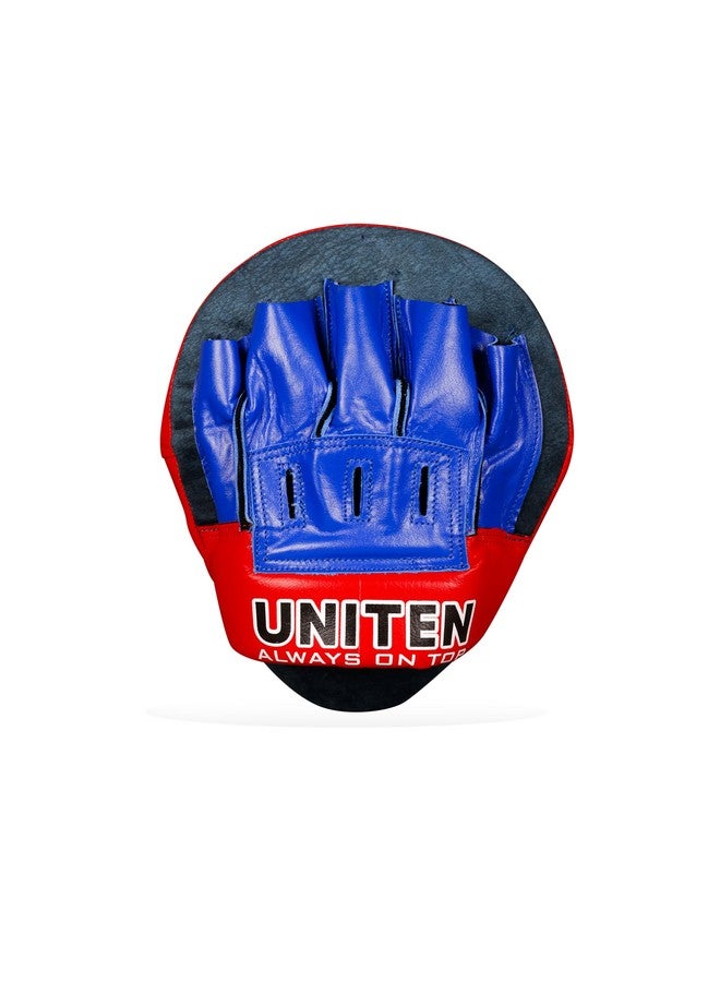 UNITEN Boxing Focus Pad | Training Mitt | Light Weight Boxing and MMA Training Focus Pad (Blue) - Image 4