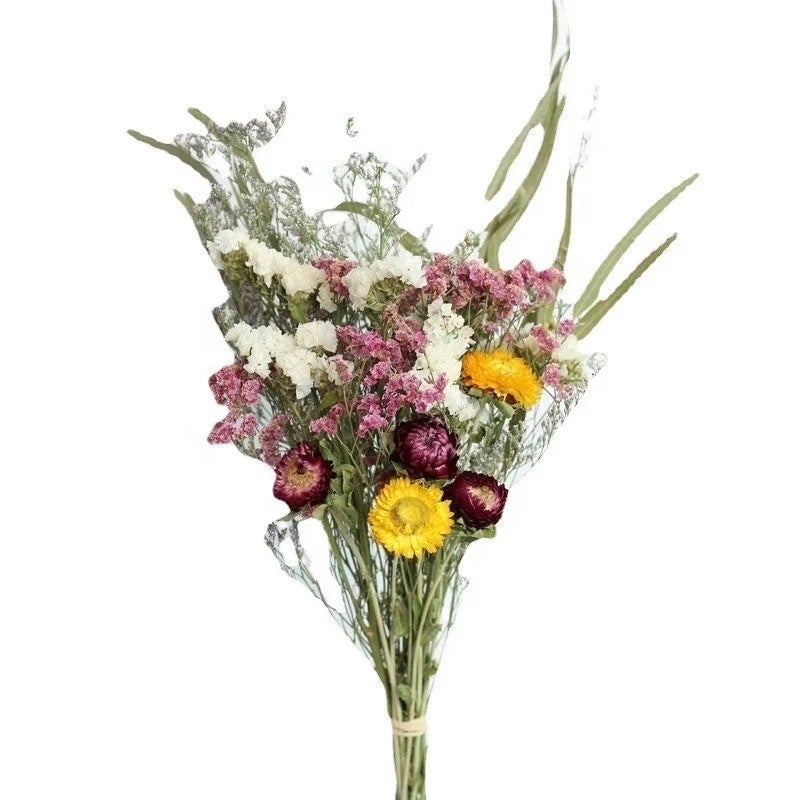 Bluejw Natural Dried Flower Bouquet - Hot Wedding Gift Home Decor Arrangement DIY Dried Plants - Image 5