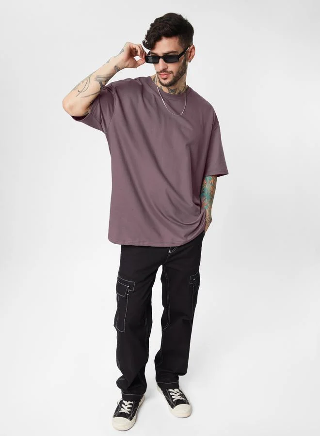 ذا سوليد ستور تيشيرت قطني واسع