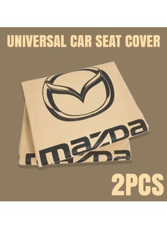 mazda 2-piece Mazda Universal Car Seat Covers Set Durable And Stylish Protection For Your Car Seats  - Image 3