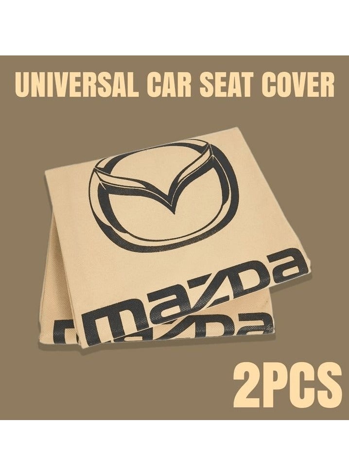 mazda 2-piece Mazda Universal Car Seat Covers Set Durable And Stylish Protection For Your Car Seats - Image 3