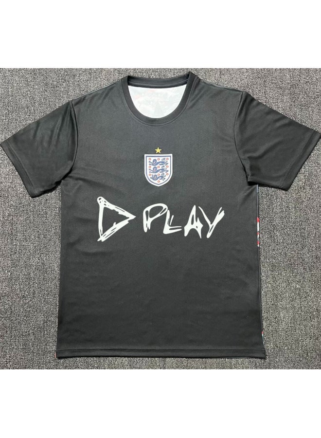 National Team Co-branded Printed Football Jersey Spain England Germany Trendy Thai Version Football Shirt