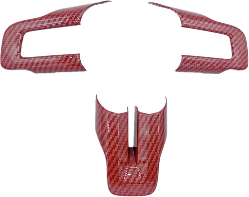 KDFUHRUI Steering Wheel Cover Trim for Ford Mustang 2015-2023 - Image 1