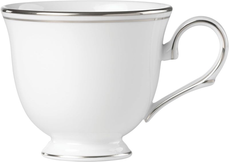 Lenox Federal Platinum Teacup Cup White 6 Ounces