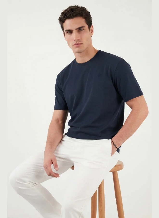 Buratti  Buratti Regular Fit Crew Neck T-Shirt Men's T-Shirt 5904028 for Men | Best Price UAE