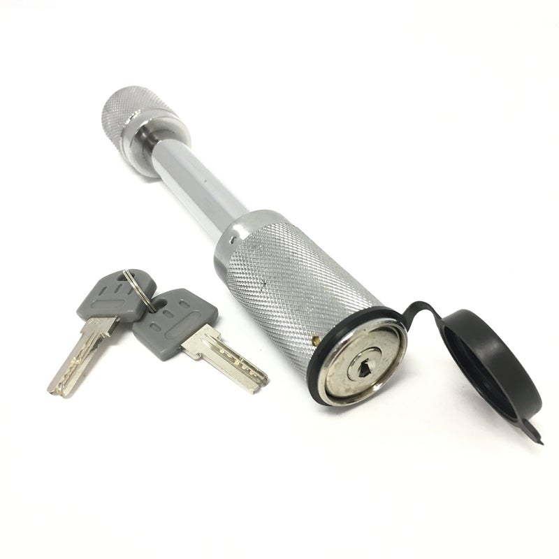 MaxxHaul 70050 Trailer Hitch Lock - Heavy Duty 5/8"- Hitch Locking Receiver Pin With 2 Keys, Chrome - Image 2