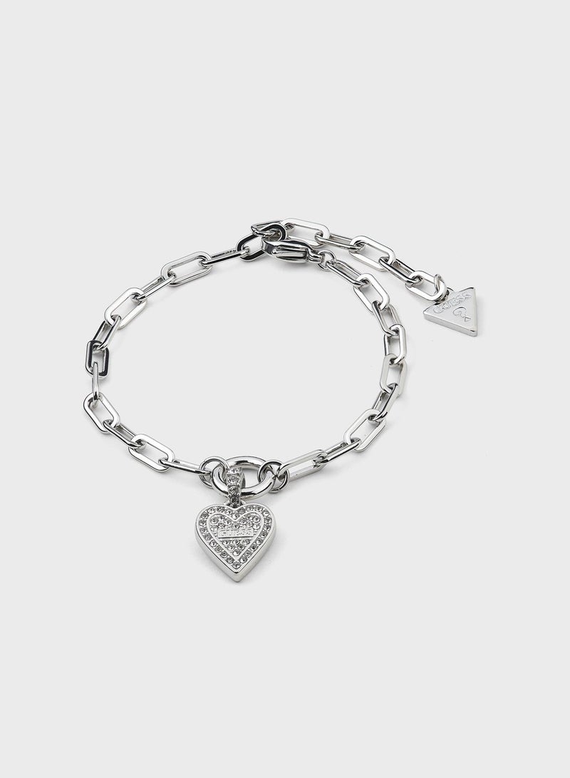 GUESS Paperlink Chain Bracelet - Image 1