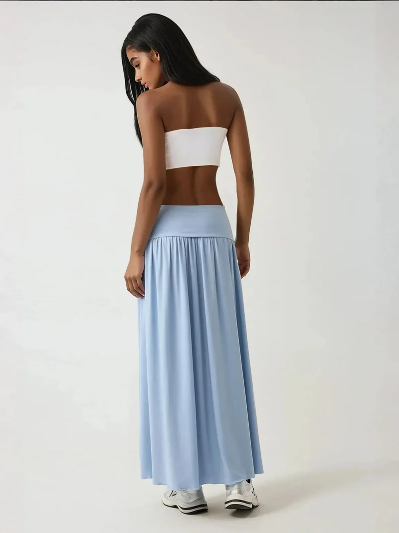 HICCUP 2-in-1 Midi Elastic Strapless Dress/Skirt