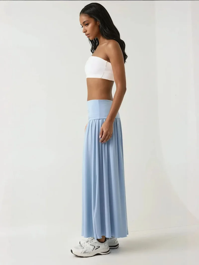 HICCUP 2-in-1 Midi Elastic Strapless Dress/Skirt