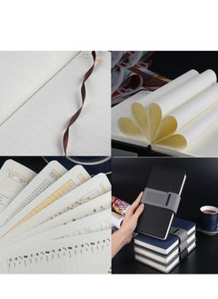 KASTWAVE Classic Leather A5 Notebook with Pen, Vintage Travel Notebook and Pen Journal Diary Business Daily Ideas Notepad, Birthday Gift Set for Girls Mum Dad, Retro Thickened Soft Leather Work Notepad  - Image 3