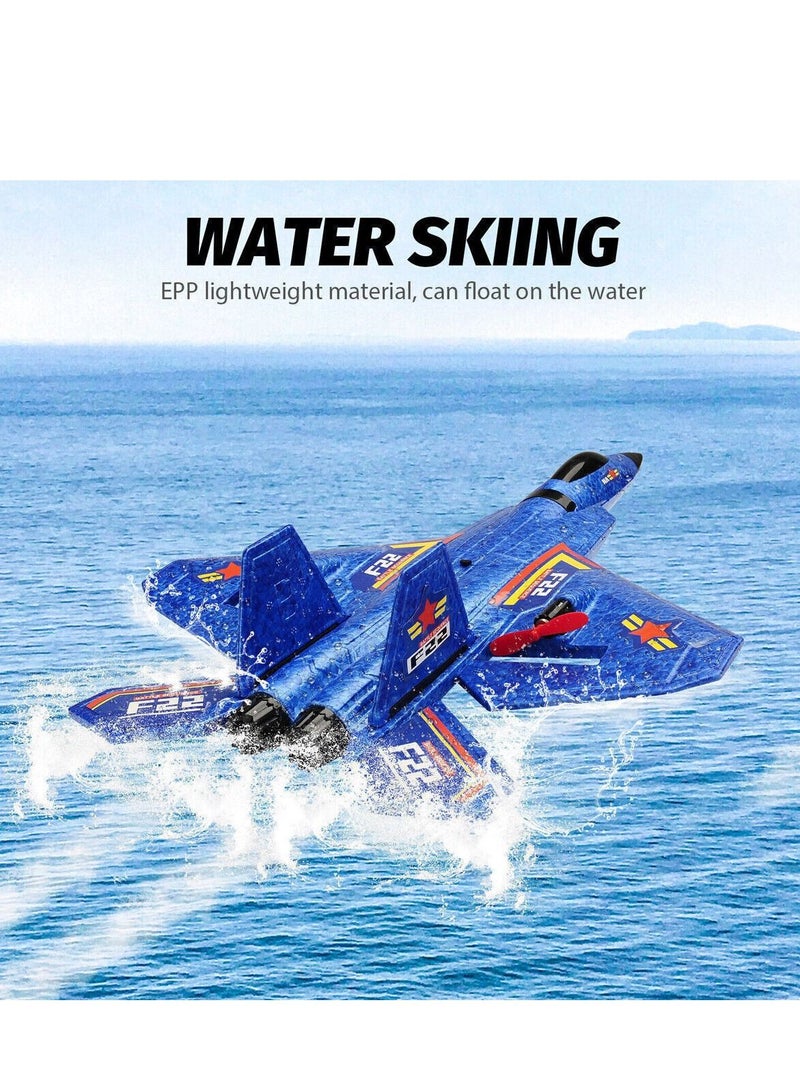 F22 2.4G Remote Control RC Plane 2CH 3-Axis Gyro Airplane Glider LED Fighter Toy - Image 5