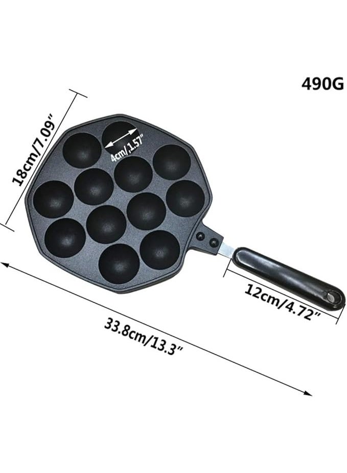 سبيس شوب صانعة كرات ذات ١٢ حفرة، مقلاة غير لاصقة - Image 5