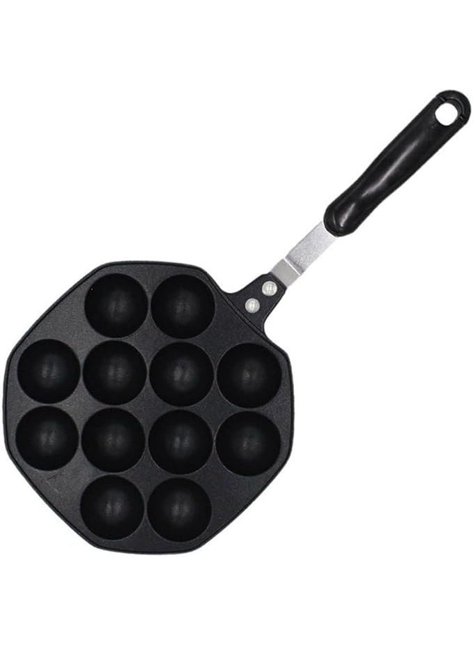 سبيس شوب صانعة كرات ذات ١٢ حفرة، مقلاة غير لاصقة - Image 1