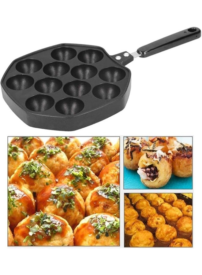 سبيس شوب صانعة كرات ذات ١٢ حفرة، مقلاة غير لاصقة - Image 3