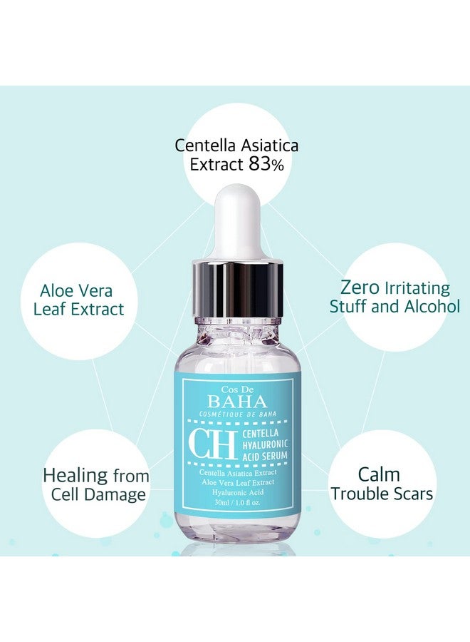 Cos De BAHA Centella Asiatica Extract Serum with Aloe and Green Tea for Soothing Sensitive Skin - Hydrating Face Serum, 1 Fl Oz - Image 2